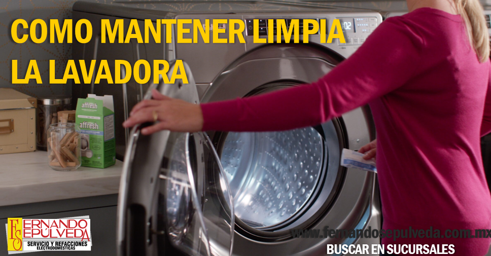 Como limpiar el interior de tu lavadora