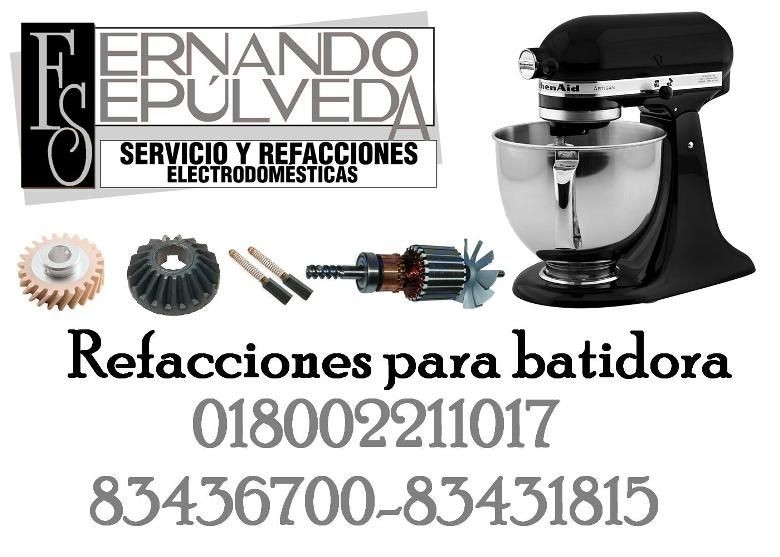 Refacciones para Batidora  Kitchenaid