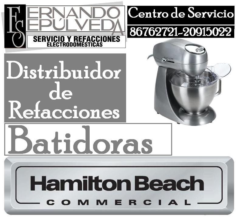 Refacciones de batidora Hamilton Beach
