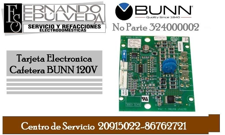 Tarjeta Electrónica Cafetera BUNN 324000.002