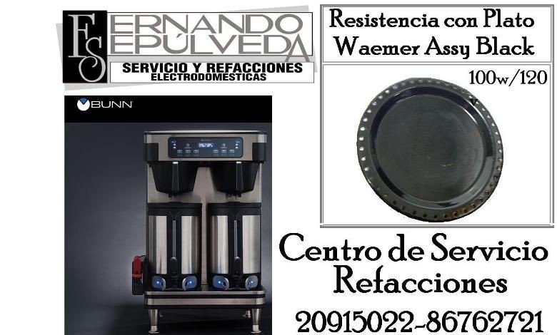 Resistencia de plato negro Cafetera BUNN