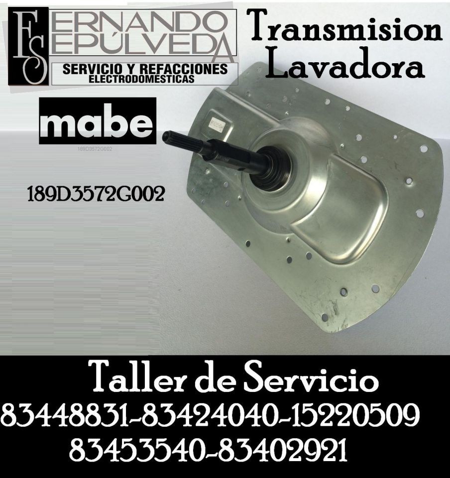 Transmisión de Lavadora MABE