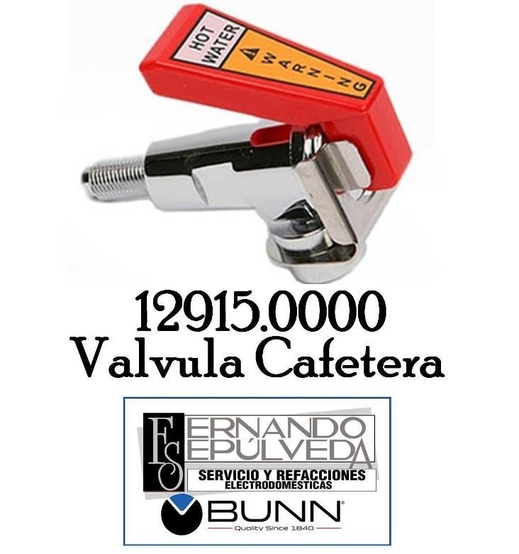 Válvula Cafetera BUNN Cromada