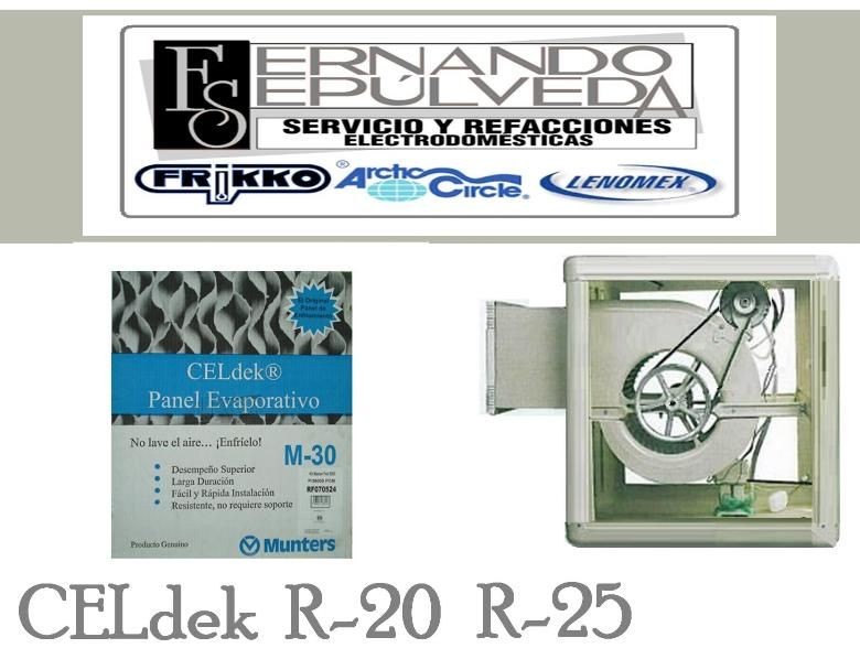 Celdek M20, R20 y R25 para Aire Lavado o Enfriador de Aire