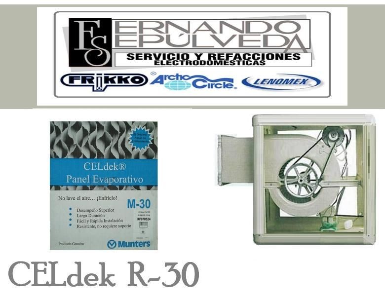Celdel M30, R30, R-30 para Aire Lavado o Enfriador de Aire