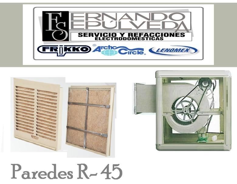 Paredes R45 para Aire Lavado o Enfriador de Aire