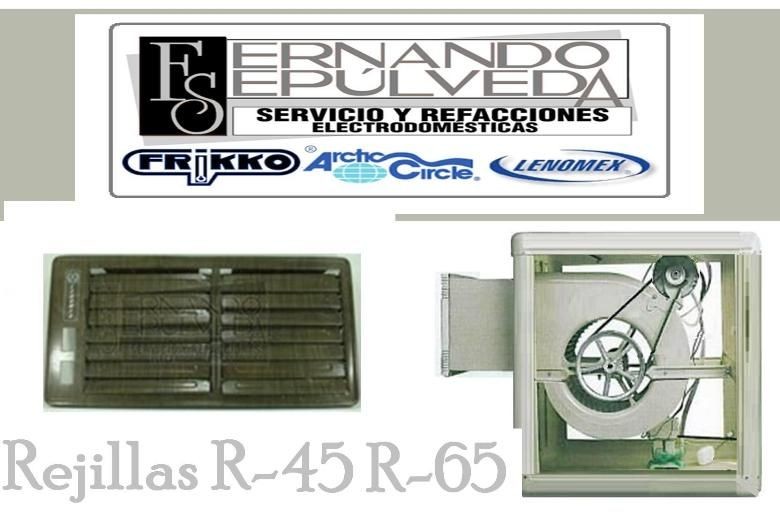 Rejilla R45 R65 Aire lavado, Evaporativo o Enfriador de Aire