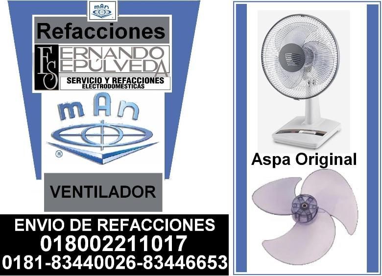 ASPA VENTILADOR O ABANICO MAN 16"