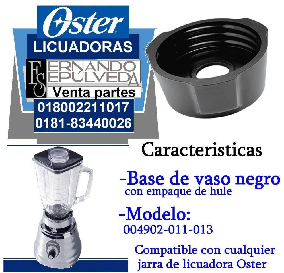 BASE O ROSCA NEGRA DE VASO O JARRA  DE LICUADORA OSTER