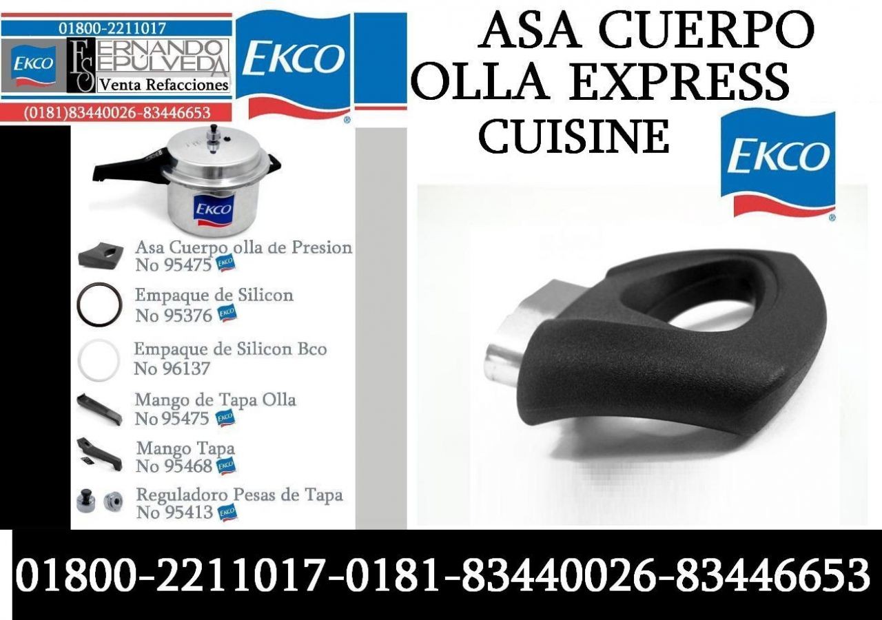 ASA PARA CUERPO OLLA EXPRESS EKCO CUISINE