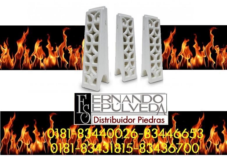 RADIANTES O PIEDRAS TÉRMICAS PARA CALENTADOR DE GAS O EQUIPO DE TROMPO DE TACOS AL VAPOR