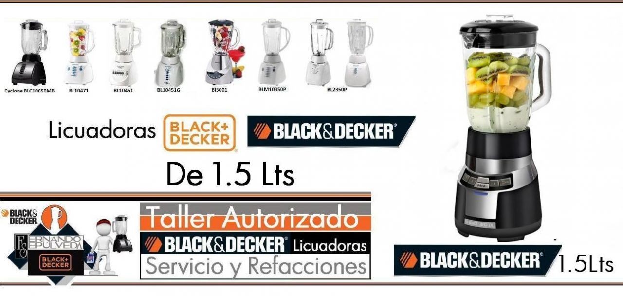 REFACCIONES Y SERVICIO DE LICUADORAS BLACK AND DECKER  BL1820FGM