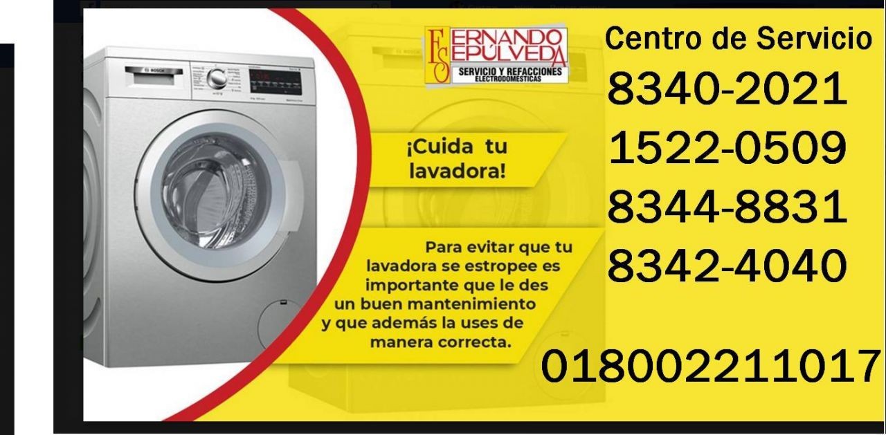 ¡Como puedes cuidar tu lavadora!