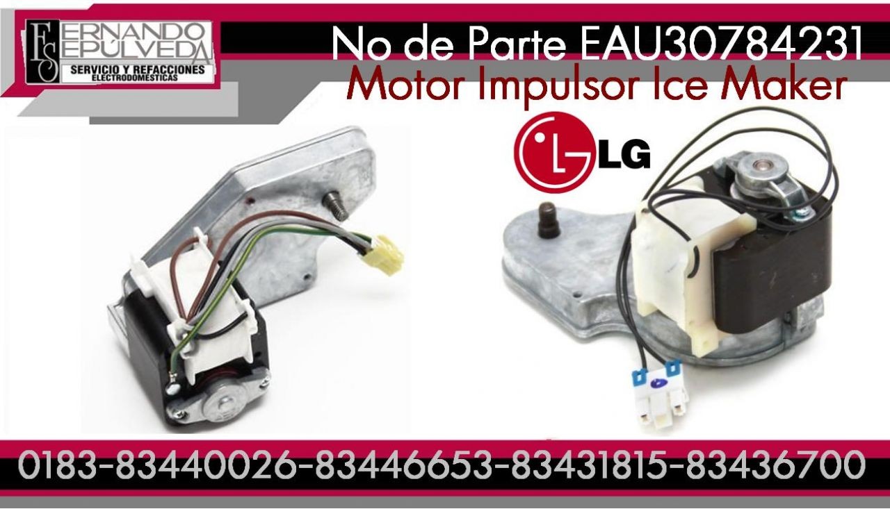 Motor Impulsor para Ice Maker de Refrigerador LG
