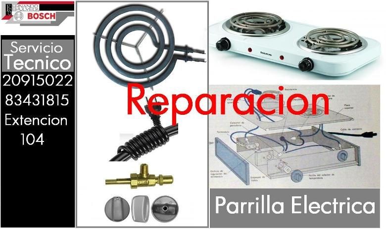 Venta de Refacciones y Reparación de PARILLAS ELECTRICAS