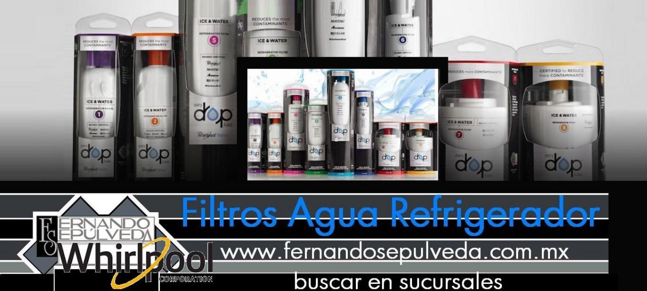 Filtros de Agua para Refrigerador Whirlpool