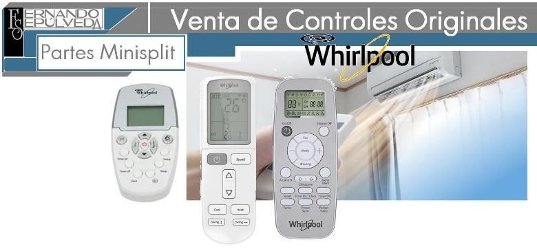 Venta de Controles Minisplit Whirlpool
