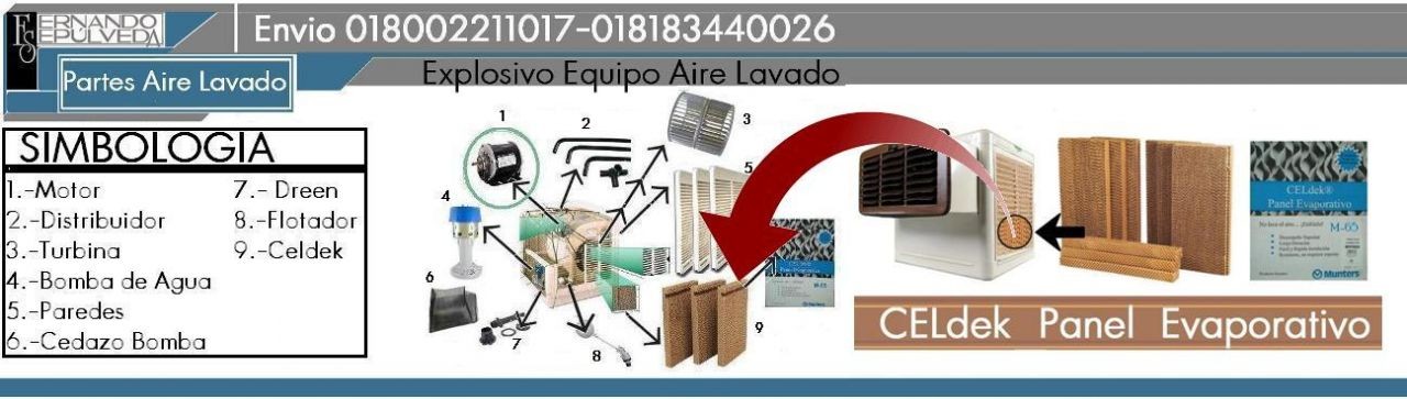 Venta Celdek para Aire Lavado