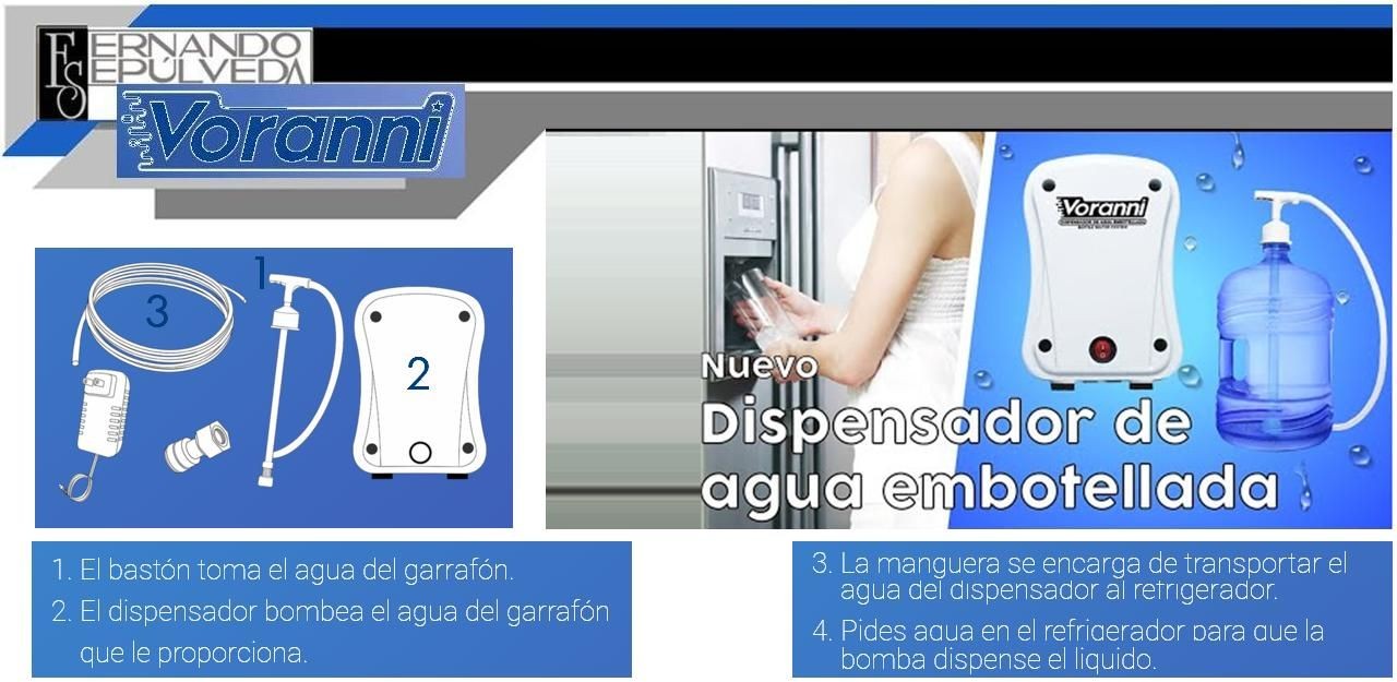 Bomba Dispensadora de Agua para Refrigerador