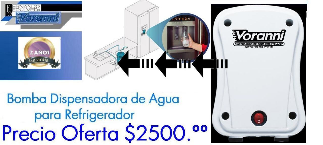 Bomba Voranni Dispensadora de Agua para Refrigerador