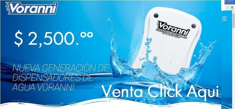 Bomba Dispensadora de Agua Voranni