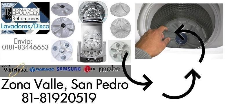 ¿COMO SE CAMBIA EL DISCO AGITADOR DE UNA LAVADORA?
