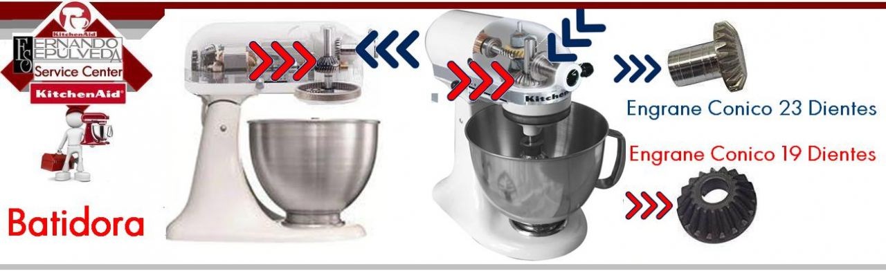 Engranes para Batidora Kitchenaid