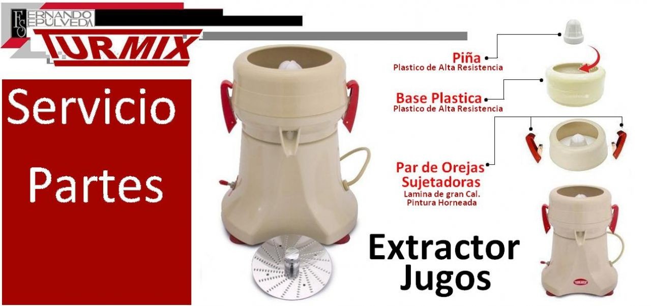 EXTRACTOR DE JUGOS MARCA TURMIX